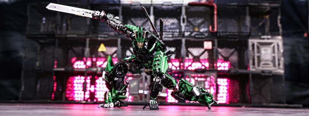 In Stock New MetaGate MG-07G The Last Knight Drift Green Version Transforms Toy