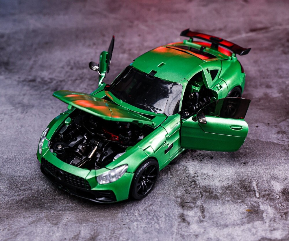 In Stock New MetaGate MG-07G The Last Knight Drift Green Version Transforms Toy