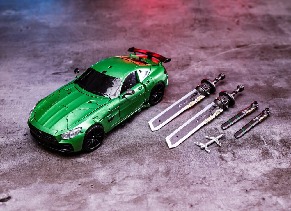 In Stock New MetaGate MG-07G The Last Knight Drift Green Version Transforms Toy