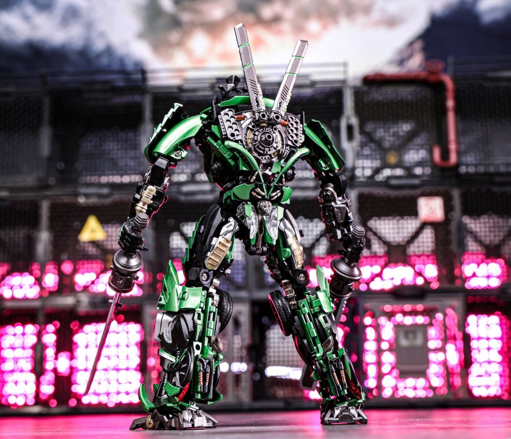 In Stock New MetaGate MG-07G The Last Knight Drift Green Version Transforms Toy