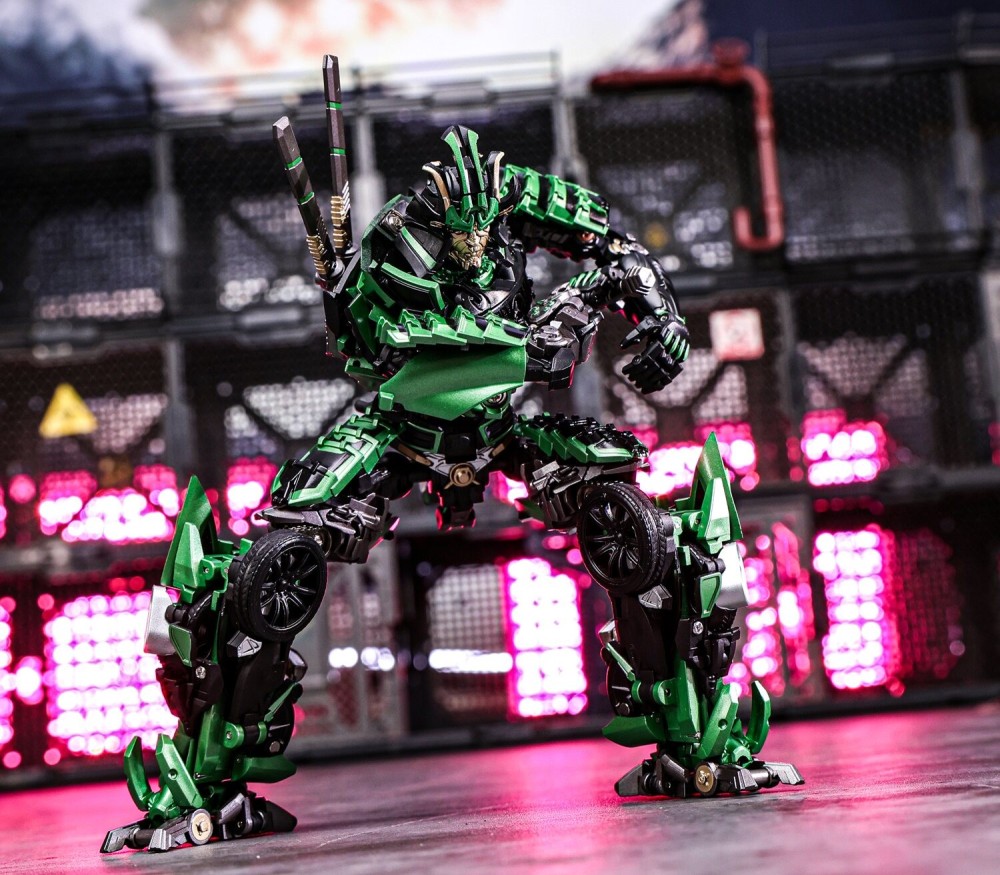 In Stock New MetaGate MG-07G The Last Knight Drift Green Version Transforms Toy