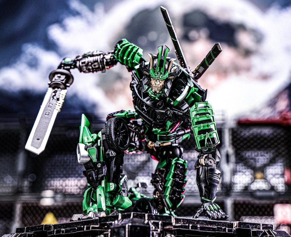 In Stock New MetaGate MG-07G The Last Knight Drift Green Version Transforms Toy