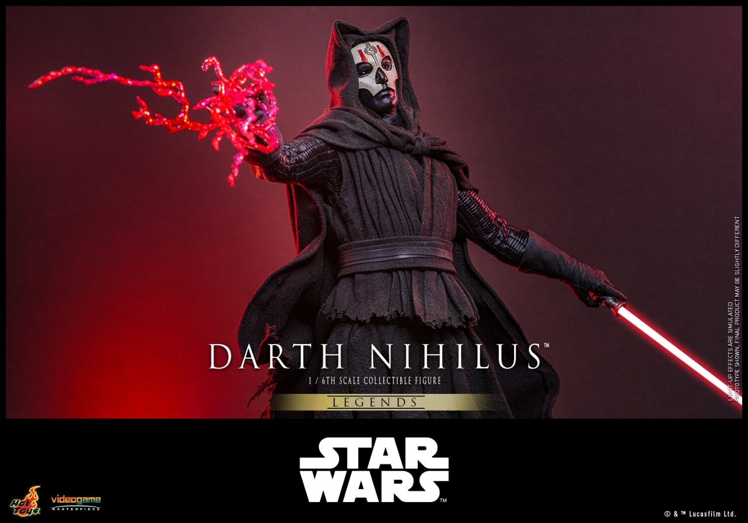 Ready! New Hot Toys VGM72 Star Wars Darth Nihilus 1/6 Action Figure