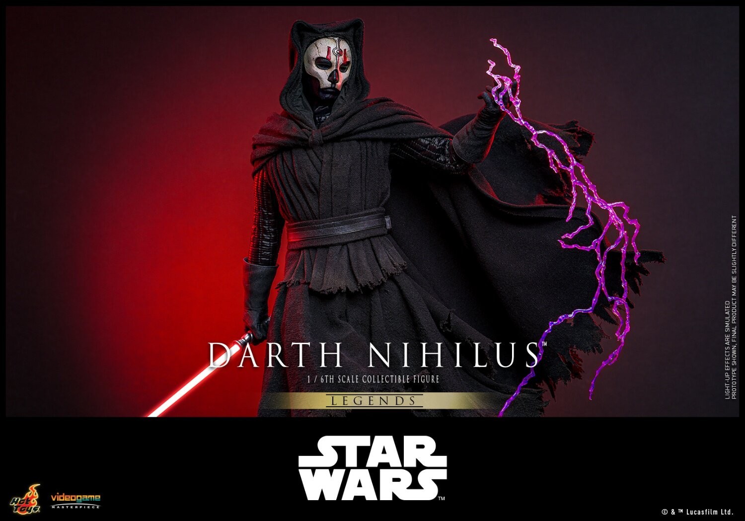 Ready! New Hot Toys VGM72 Star Wars Darth Nihilus 1/6 Action Figure