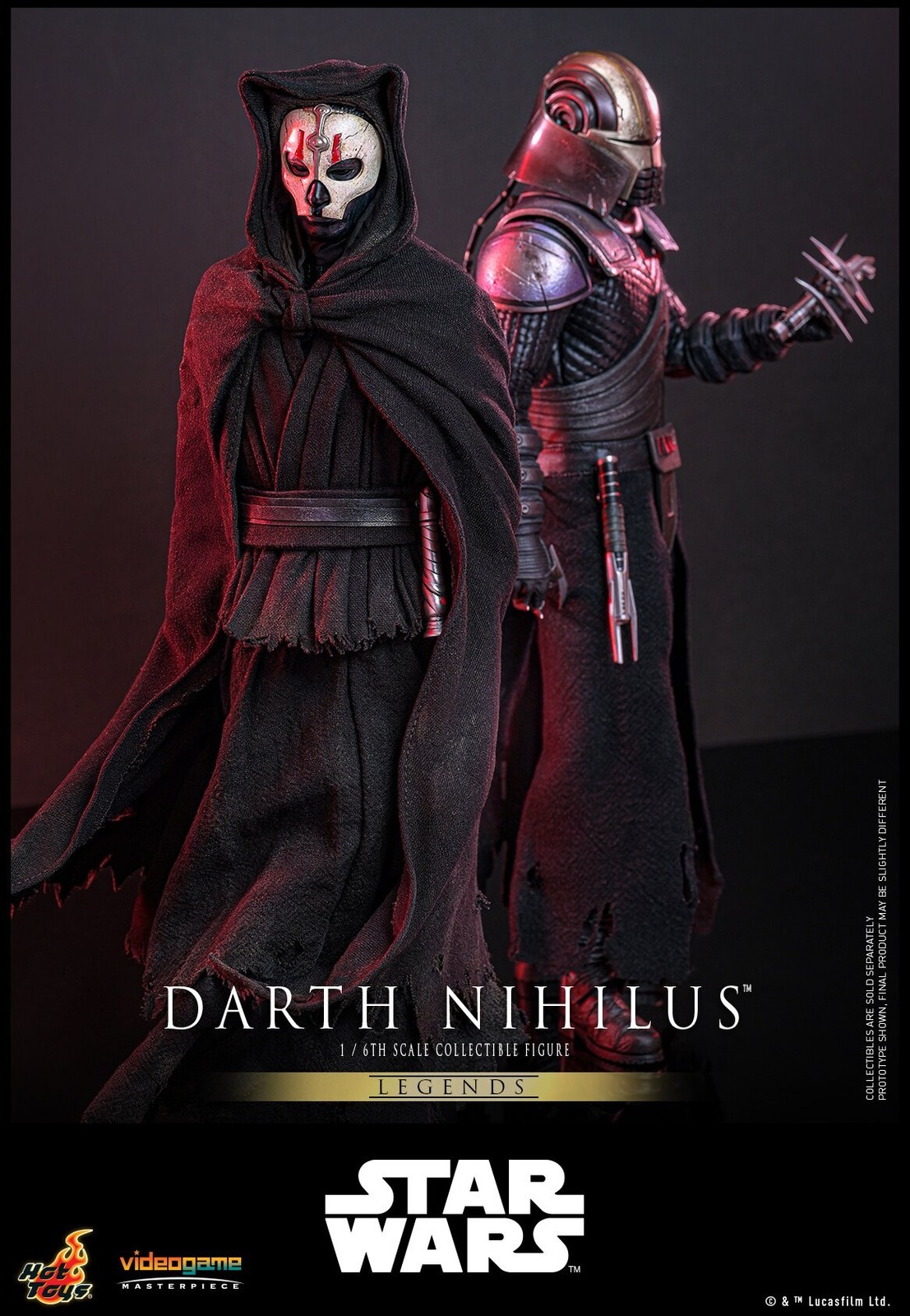 Ready! New Hot Toys VGM72 Star Wars Darth Nihilus 1/6 Action Figure