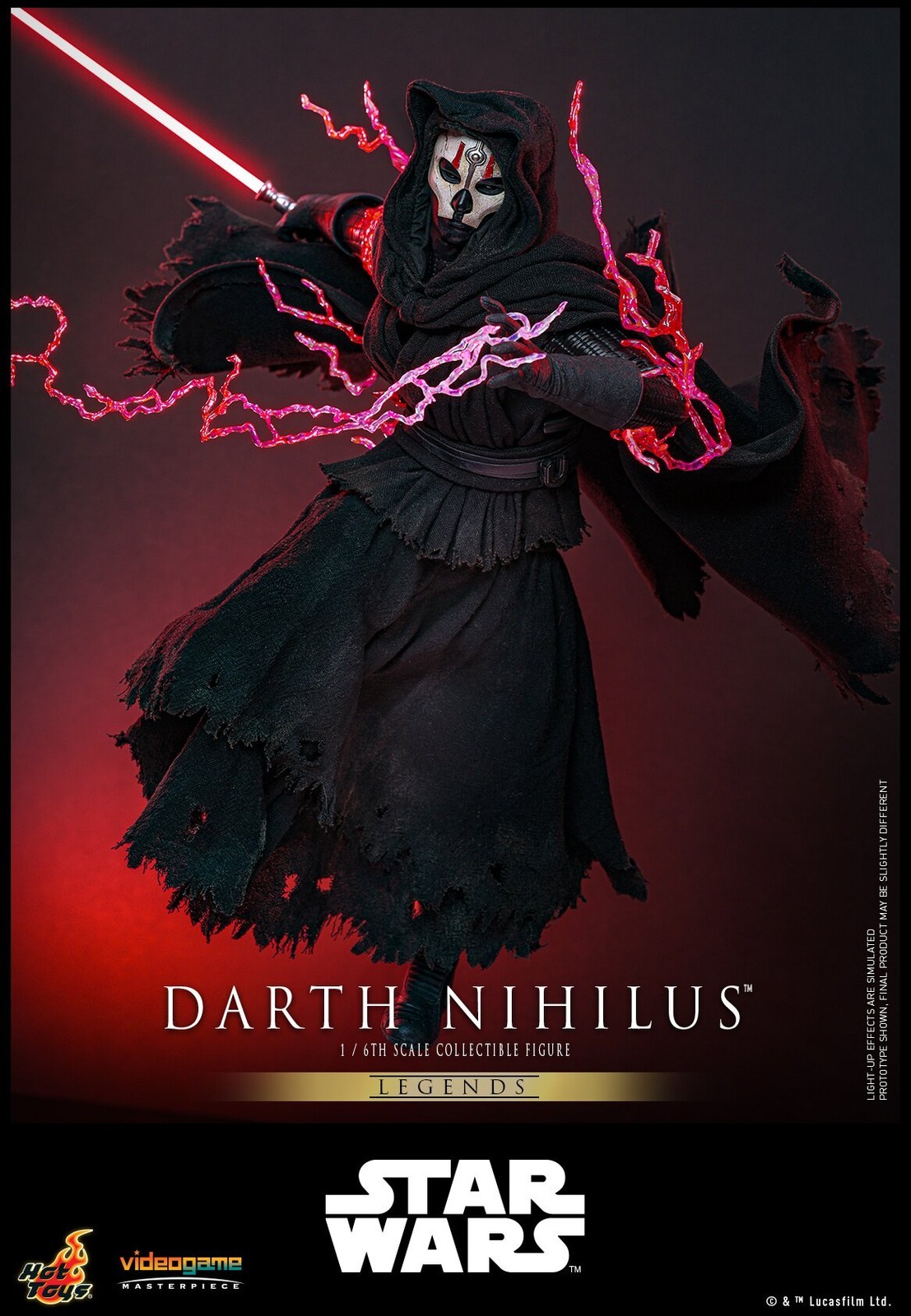 Ready! New Hot Toys VGM72 Star Wars Darth Nihilus 1/6 Action Figure