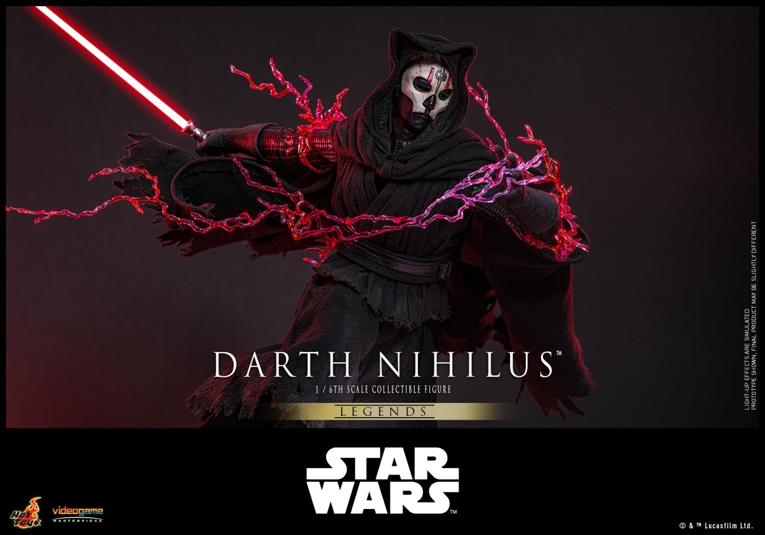Ready! New Hot Toys VGM72 Star Wars Darth Nihilus 1/6 Action Figure