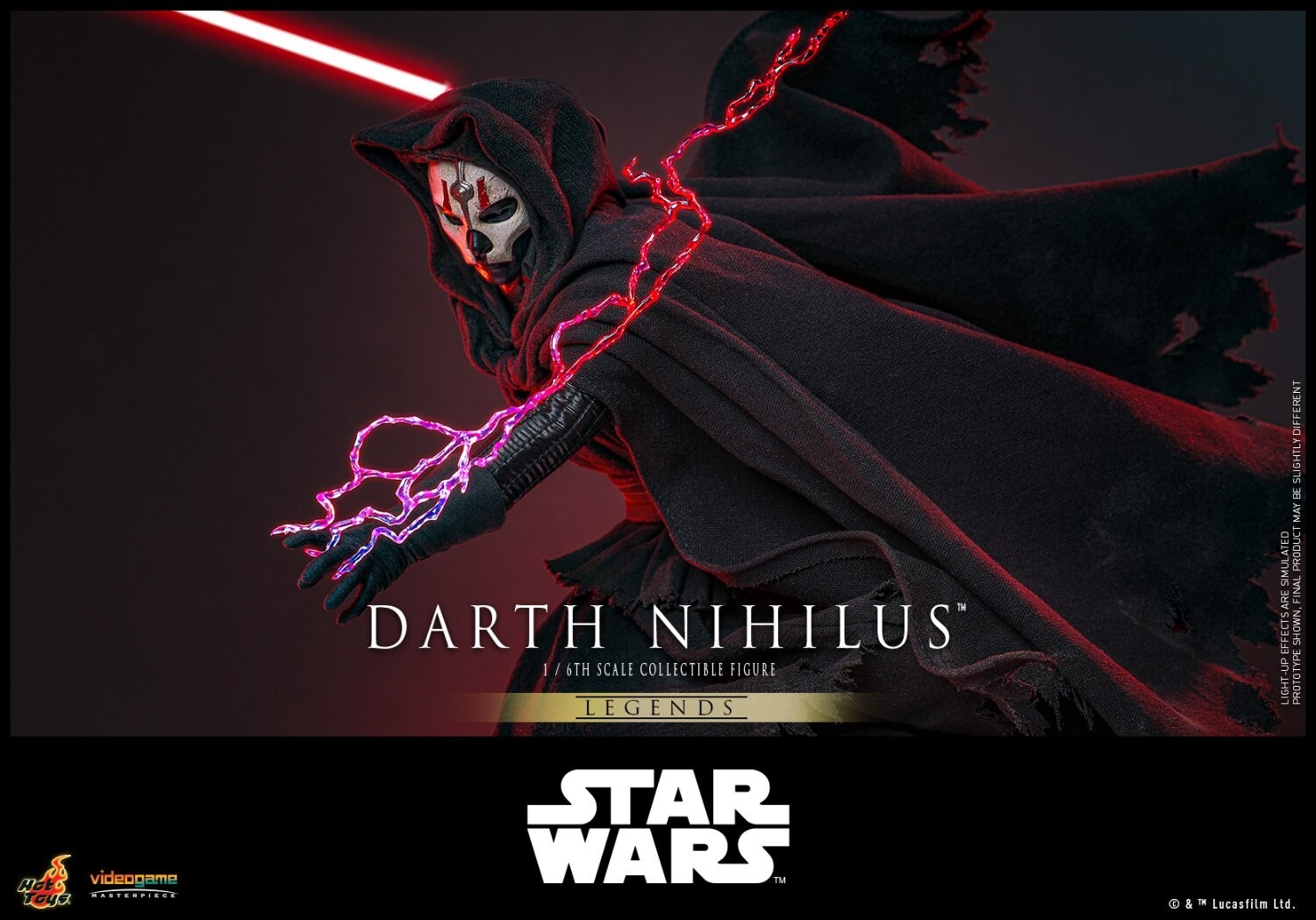 Ready! New Hot Toys VGM72 Star Wars Darth Nihilus 1/6 Action Figure