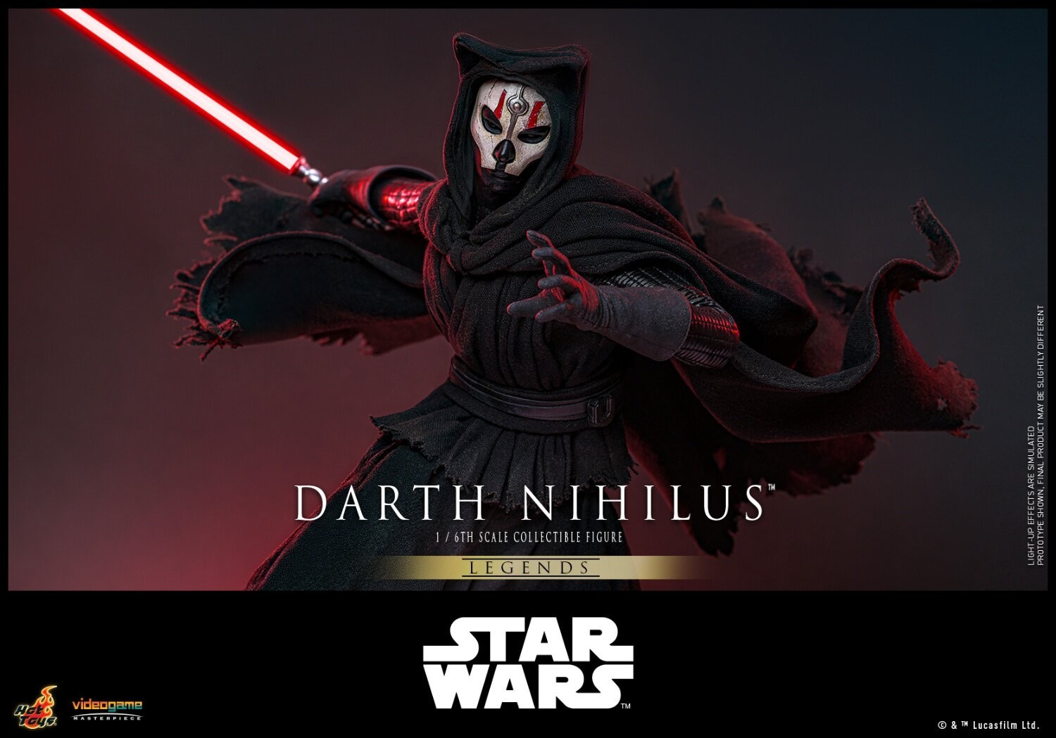Ready! New Hot Toys VGM72 Star Wars Darth Nihilus 1/6 Action Figure