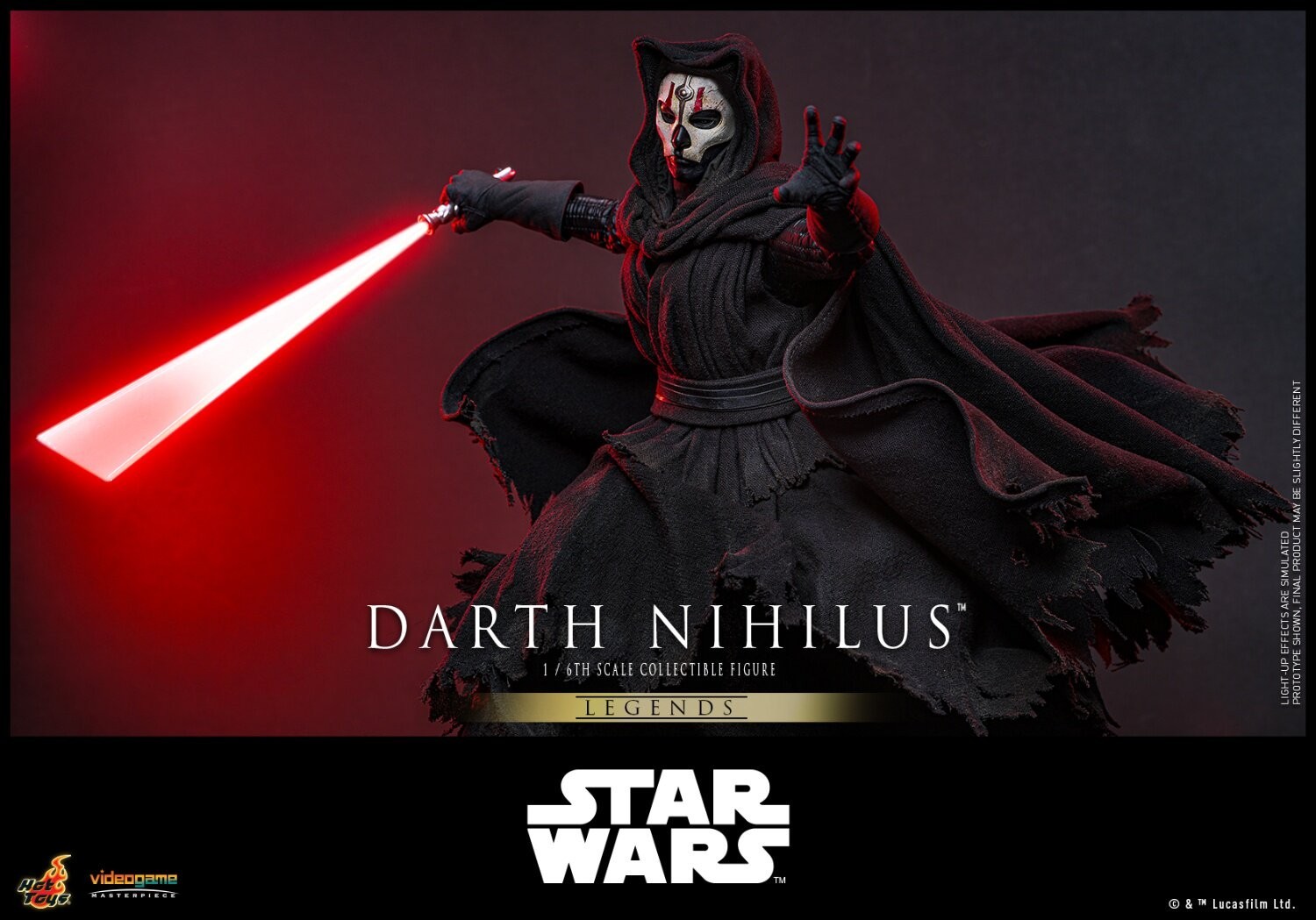 Ready! New Hot Toys VGM72 Star Wars Darth Nihilus 1/6 Action Figure
