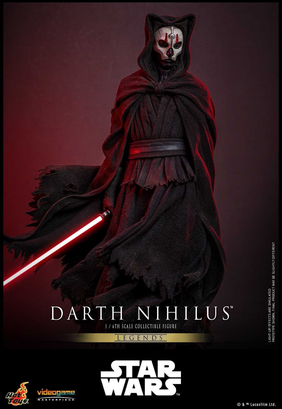 Ready! New Hot Toys VGM72 Star Wars Darth Nihilus 1/6 Action Figure