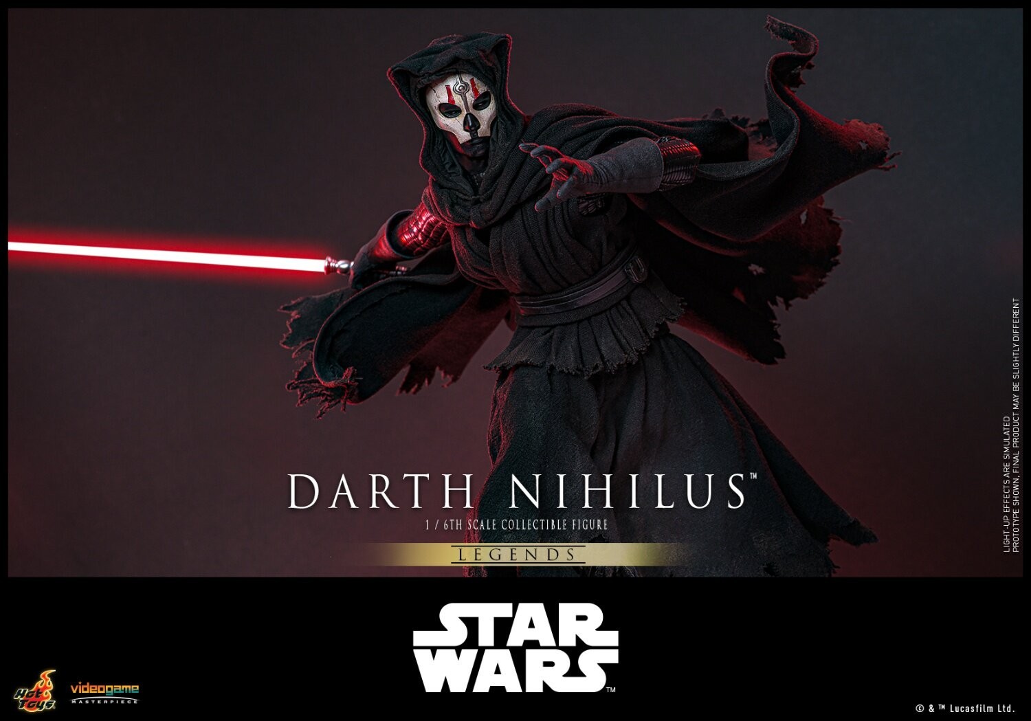 Ready! New Hot Toys VGM72 Star Wars Darth Nihilus 1/6 Action Figure