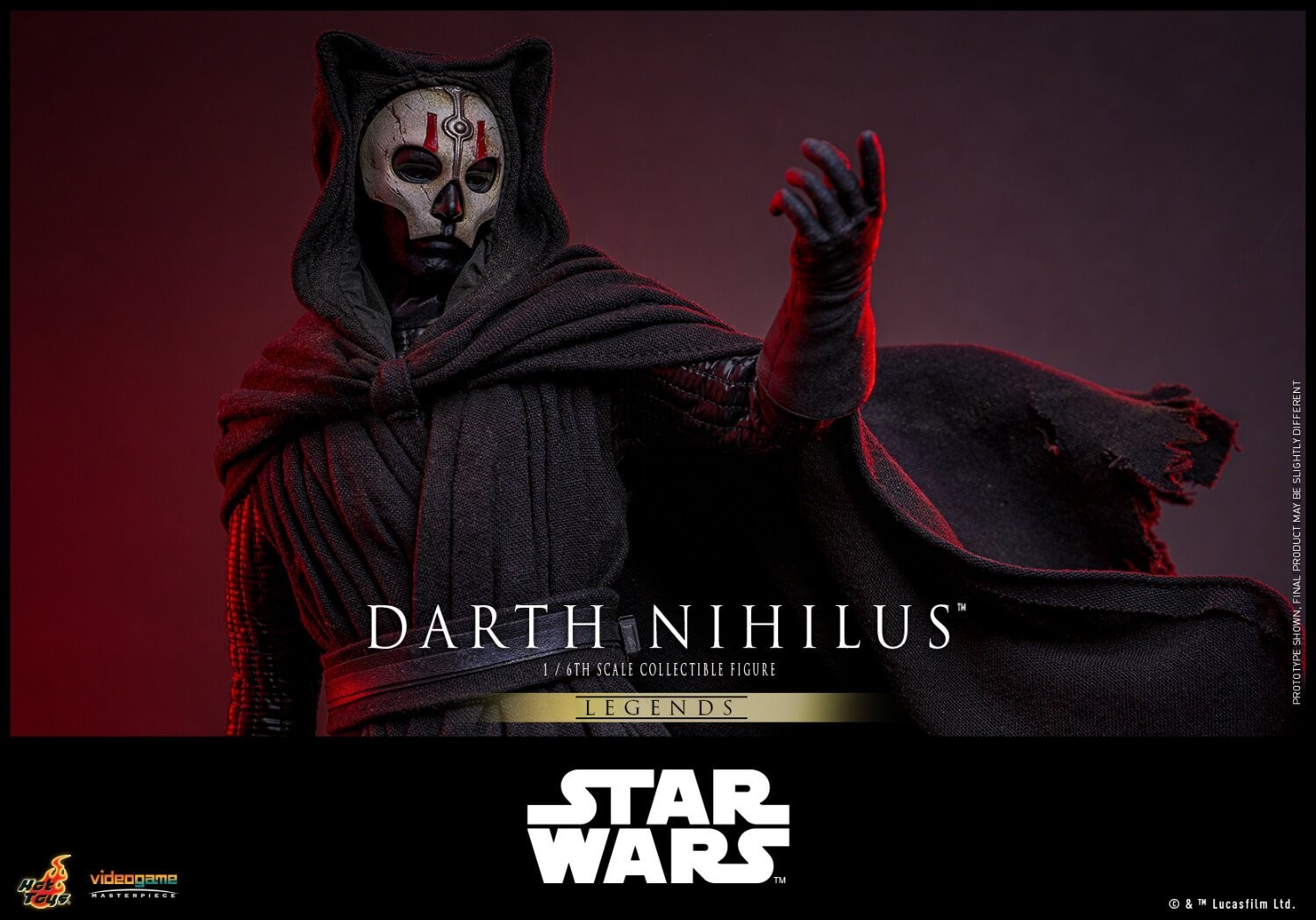 Ready! New Hot Toys VGM72 Star Wars Darth Nihilus 1/6 Action Figure
