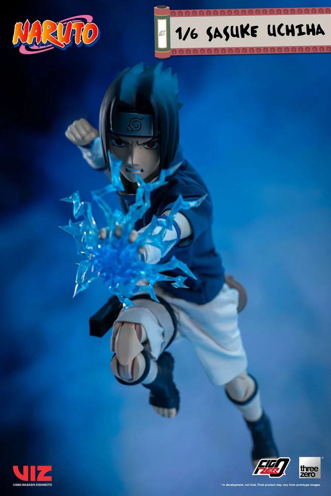 Threezero Naruto Figzero Sasuke Uchiha 1/6 Action Figure
