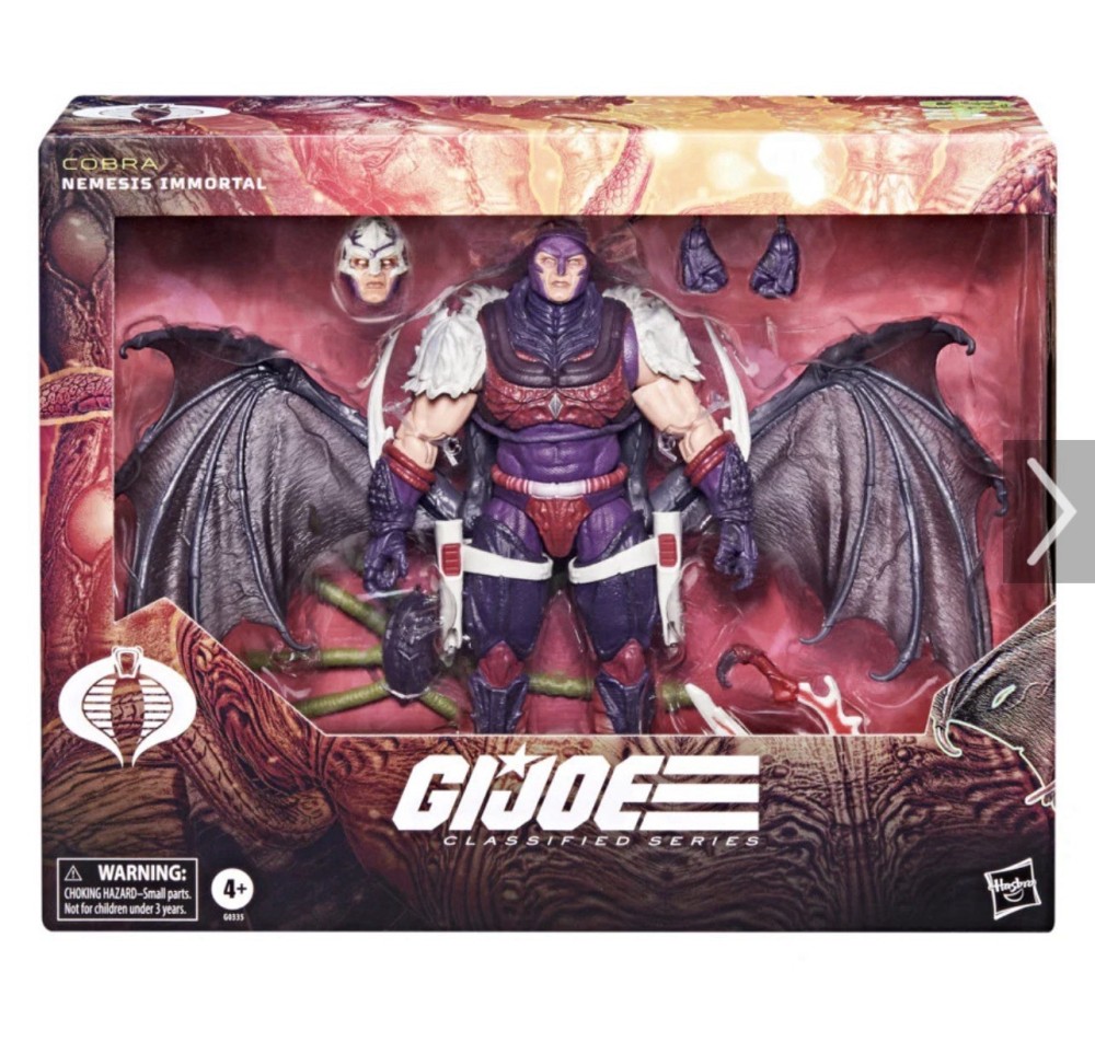 Hasbro Cobra Nemesis Immortal #140 GI Joe Classified Series Figure New NIB Sealed
