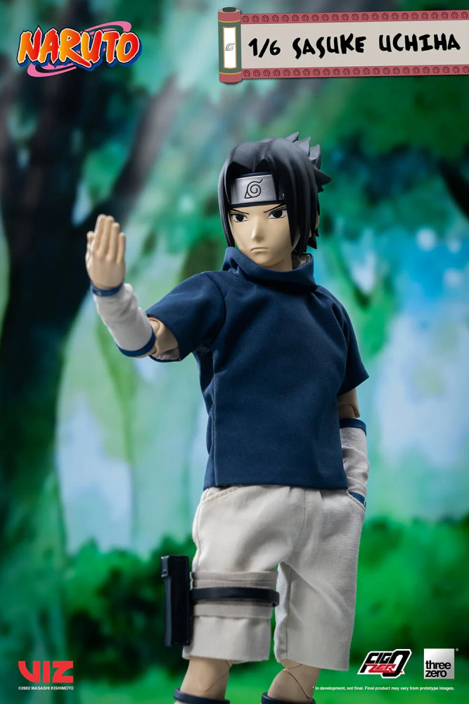 Threezero Naruto Figzero Sasuke Uchiha 1/6 Action Figure
