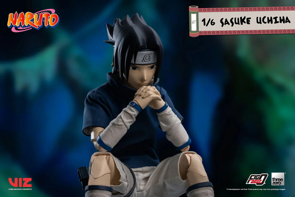Threezero Naruto Figzero Sasuke Uchiha 1/6 Action Figure