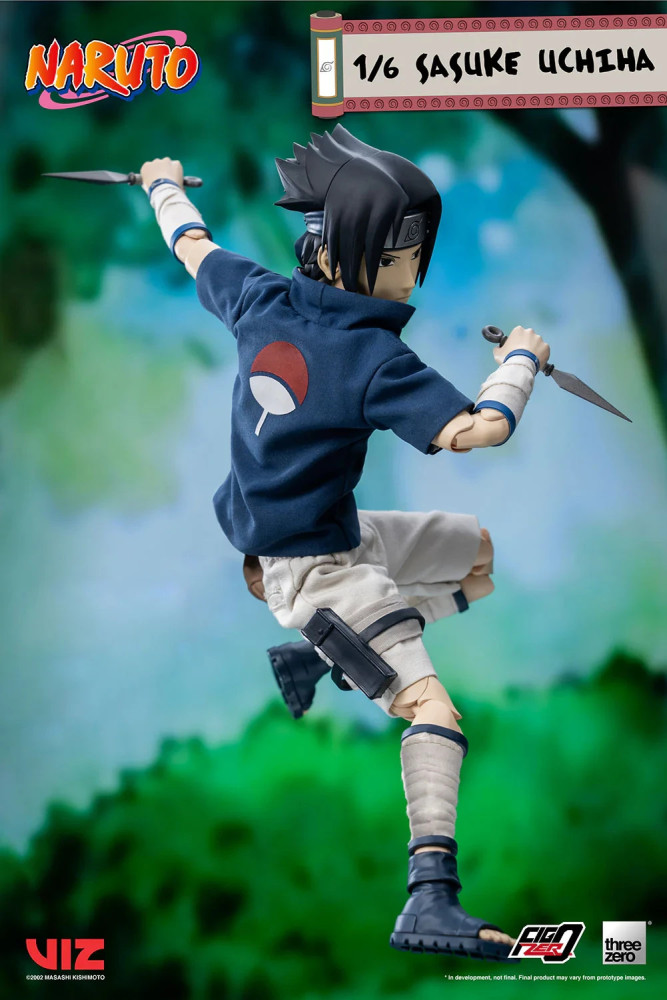 Threezero Naruto Figzero Sasuke Uchiha 1/6 Action Figure