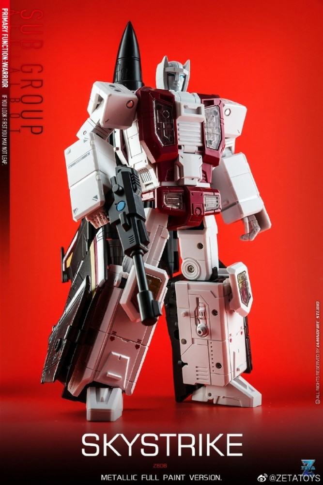 In Stock New Zeta Toys ZB-06 Superion Metallic Full Paint Version Full Set Box