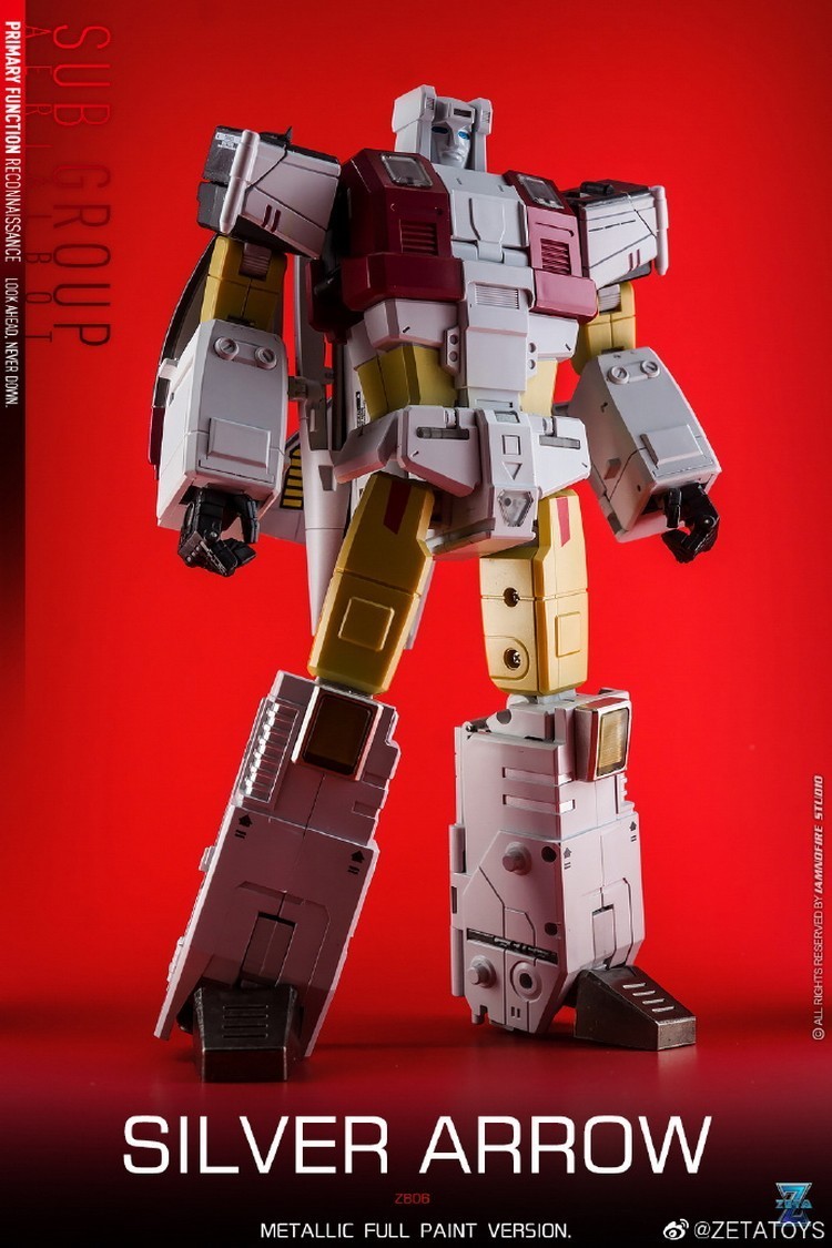 In Stock New Zeta Toys ZB-06 Superion Metallic Full Paint Version Full Set Box