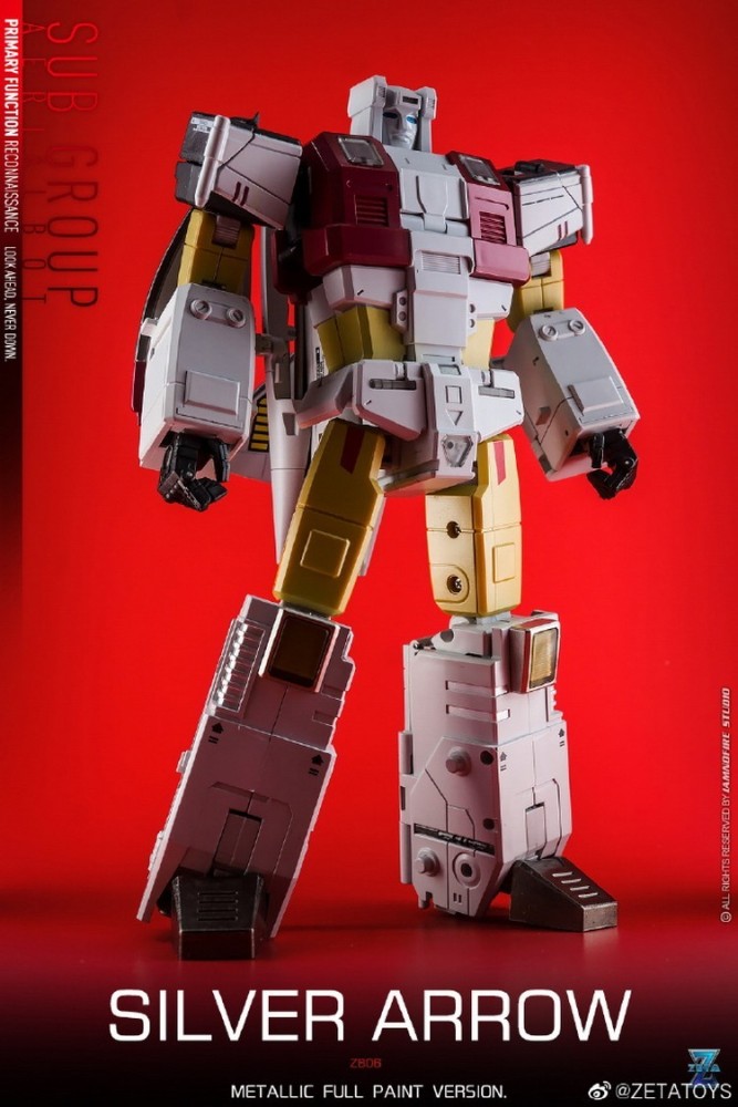 In Stock New Zeta Toys ZB-06 Superion Metallic Full Paint Version Full Set Box