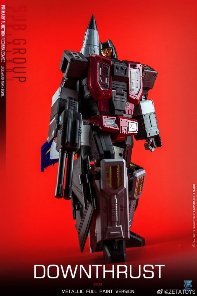 In Stock New Zeta Toys ZB-06 Superion Metallic Full Paint Version Full Set Box