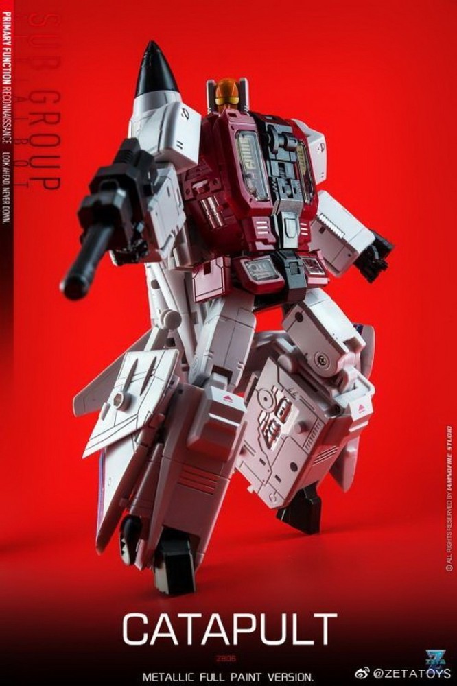In Stock New Zeta Toys ZB-06 Superion Metallic Full Paint Version Full Set Box