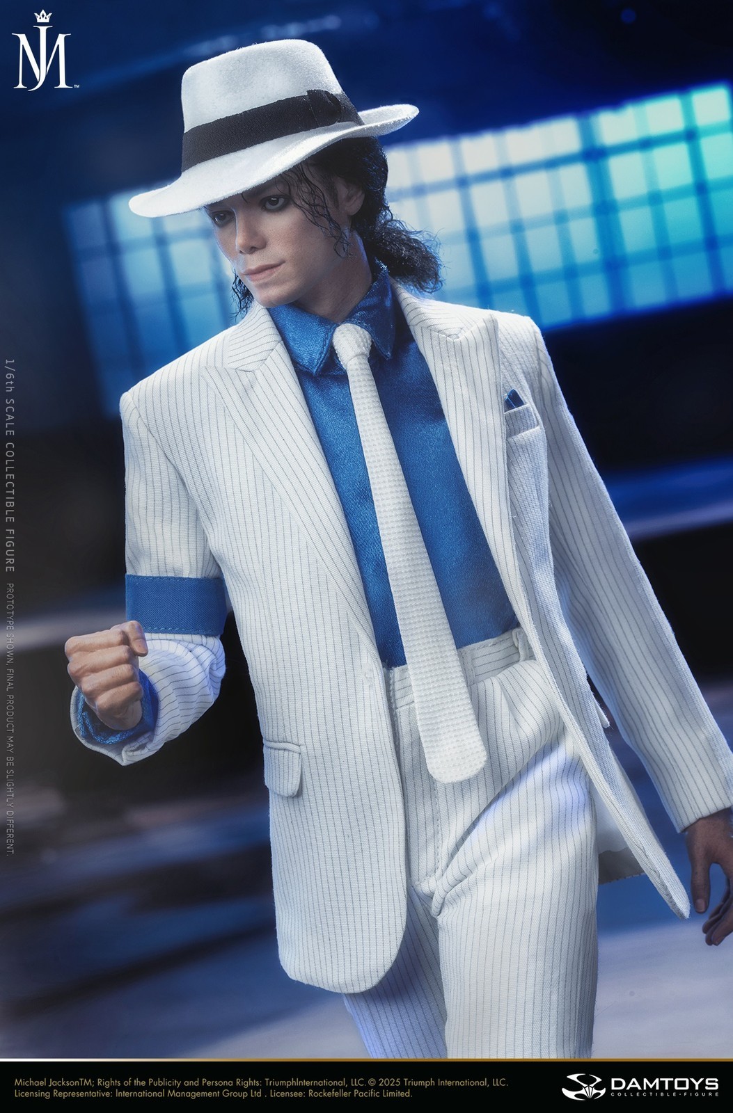 Pre-order DAMTOYS DMS048 1/6 Smooth Criminal Jackson Action Figure Standard Version