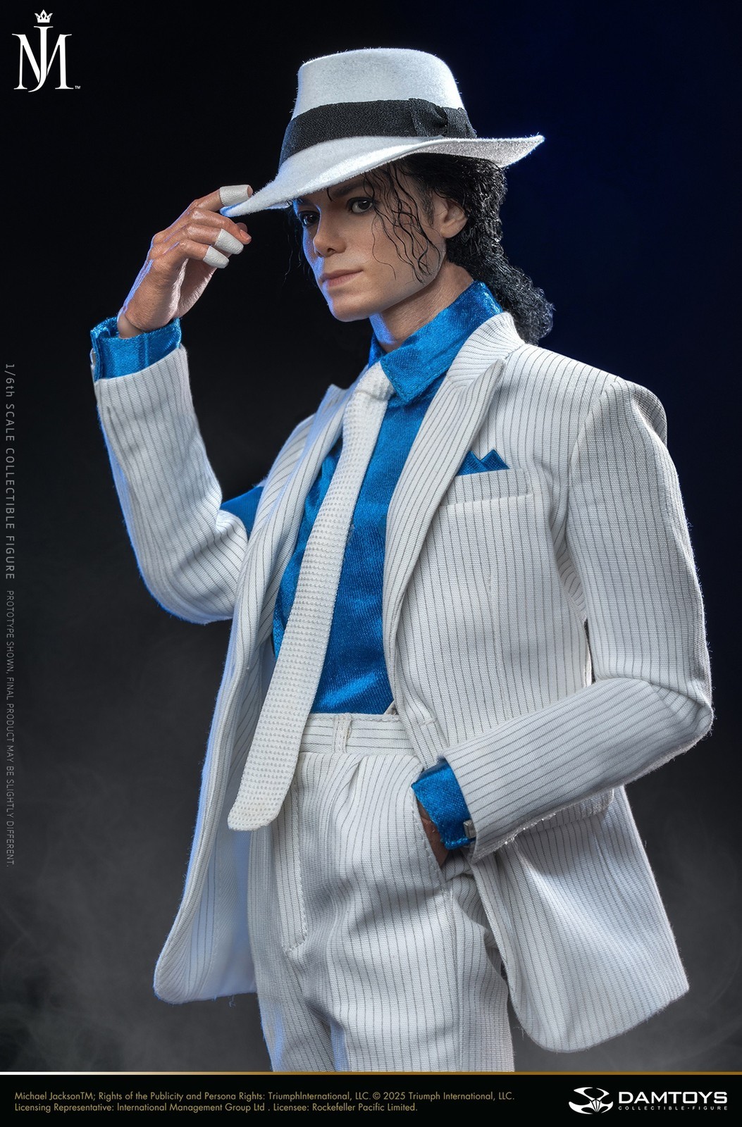 Pre-order DAMTOYS DMS048 1/6 Smooth Criminal Jackson Action Figure Standard Version