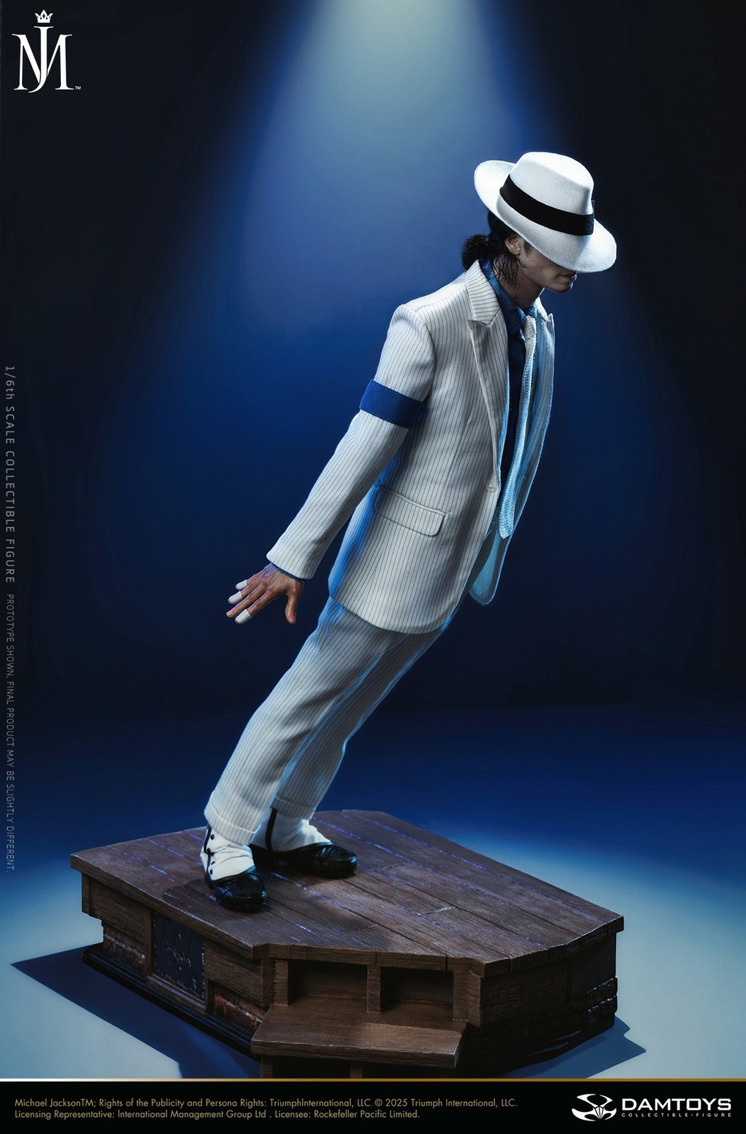 Pre-order DAMTOYS DMS048 1/6 Smooth Criminal Jackson Action Figure Standard Version