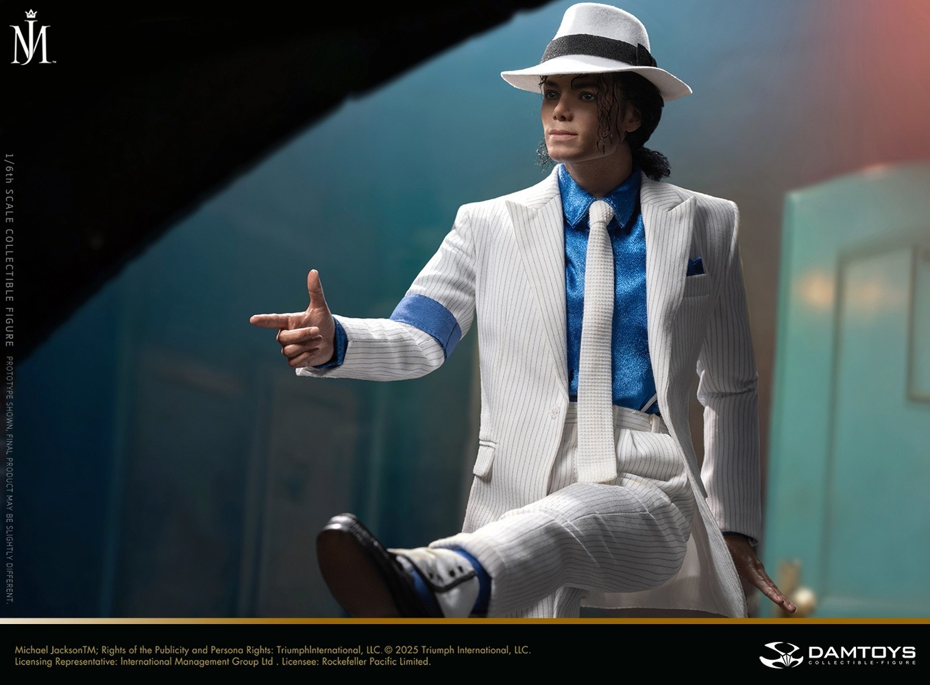 Pre-order DAMTOYS DMS048 1/6 Smooth Criminal Jackson Action Figure Standard Version