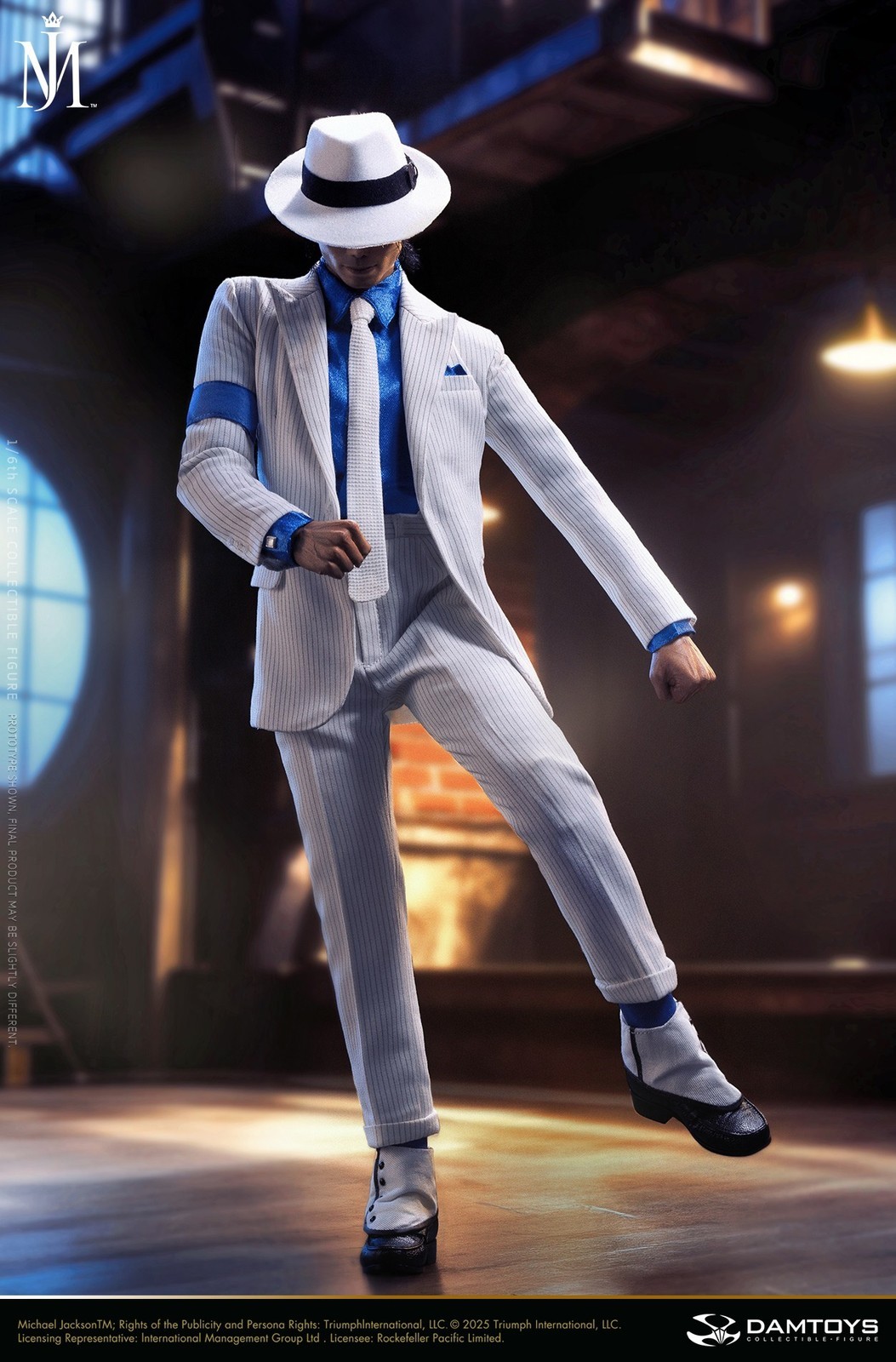 Pre-order DAMTOYS DMS048 1/6 Smooth Criminal Jackson Action Figure Standard Version