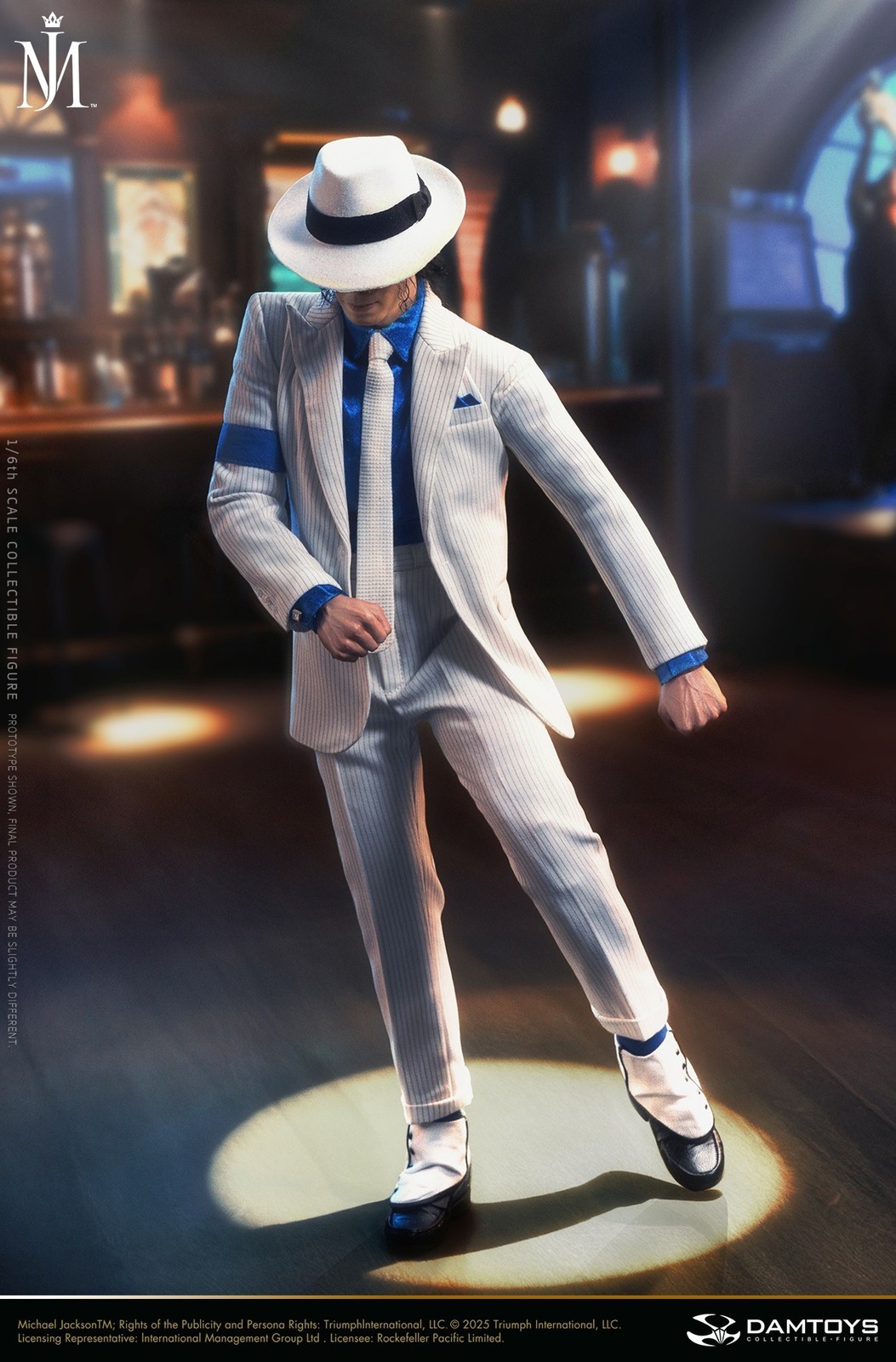 Pre-order DAMTOYS DMS048 1/6 Smooth Criminal Jackson Action Figure Standard Version