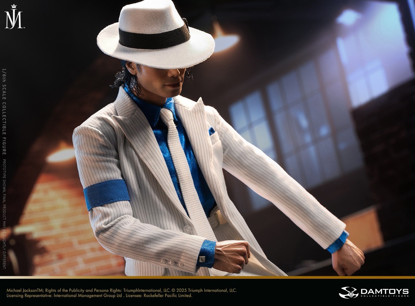 Pre-order DAMTOYS DMS048 1/6 Smooth Criminal Jackson Action Figure Standard Version