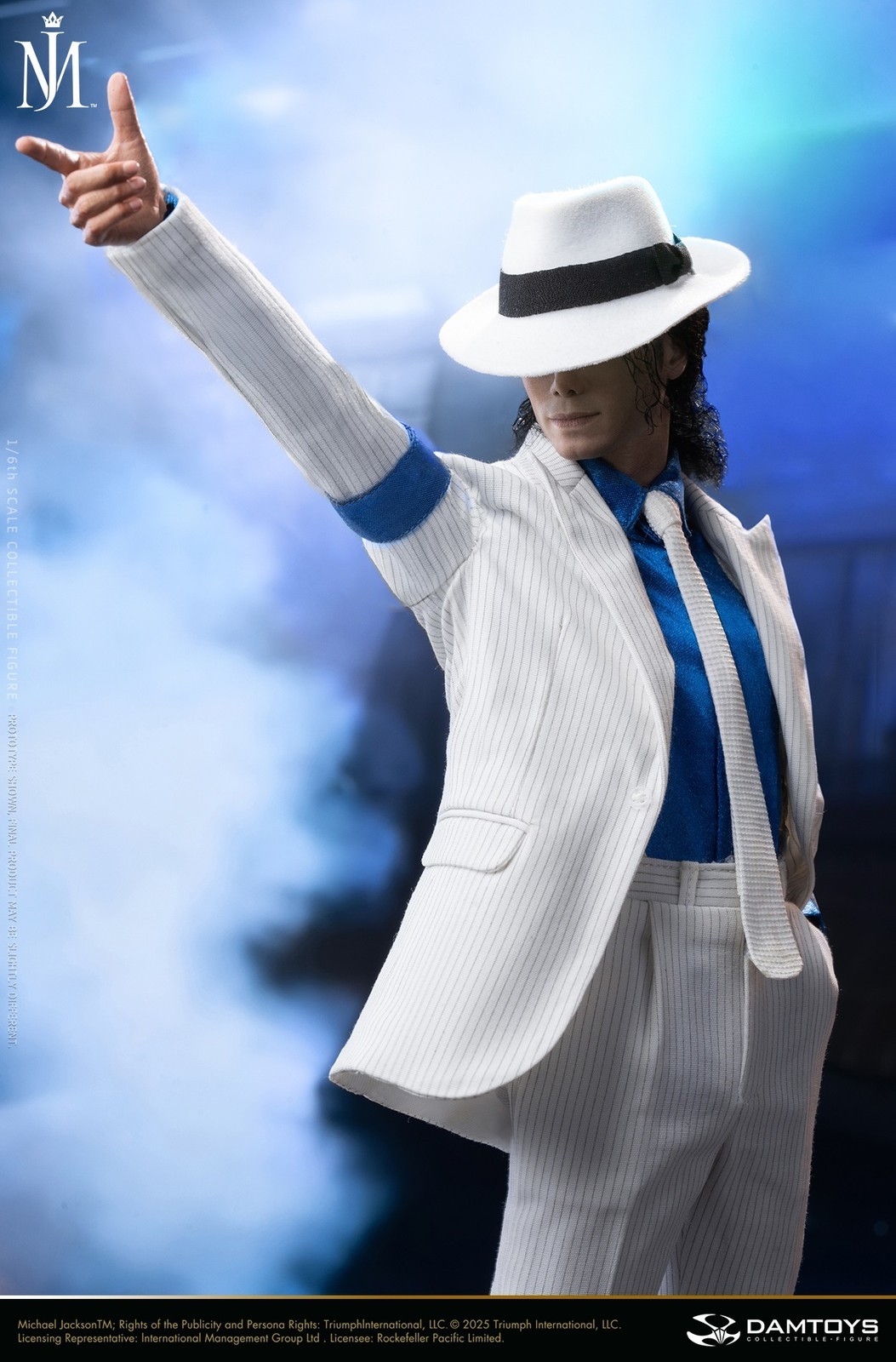 Pre-order DAMTOYS DMS048 1/6 Smooth Criminal Jackson Action Figure Standard Version