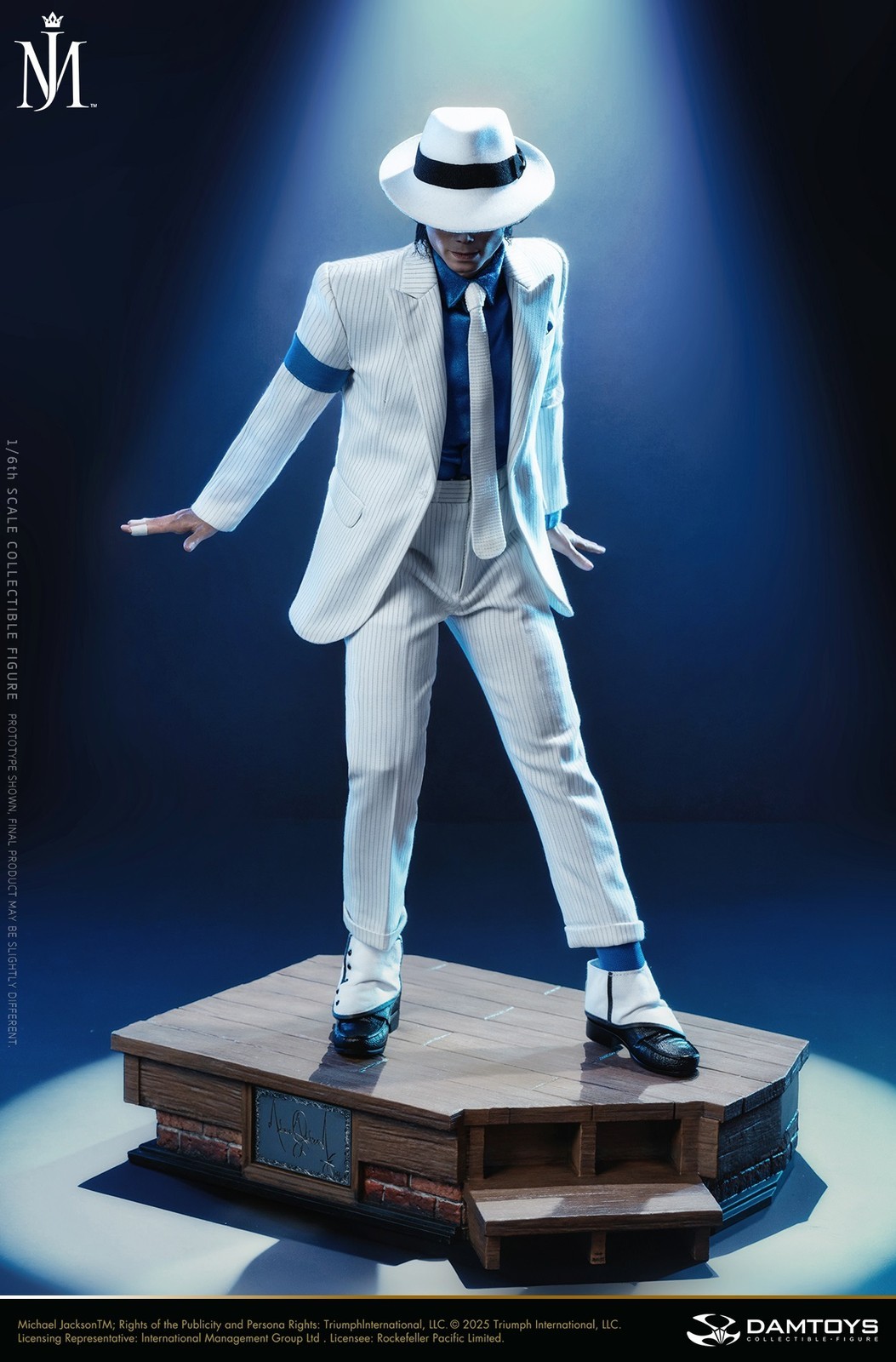 Pre-order DAMTOYS DMS048 1/6 Smooth Criminal Jackson Action Figure Standard Version