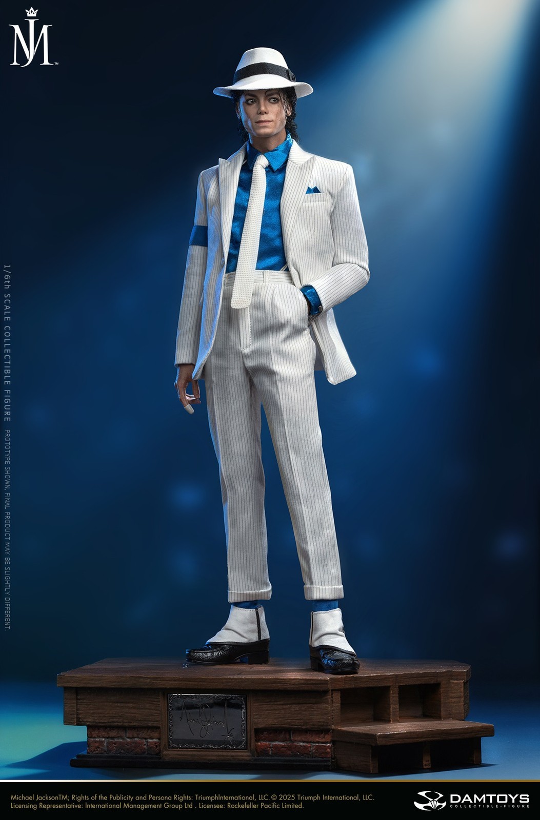 Pre-order DAMTOYS DMS048 1/6 Smooth Criminal Jackson Action Figure Standard Version