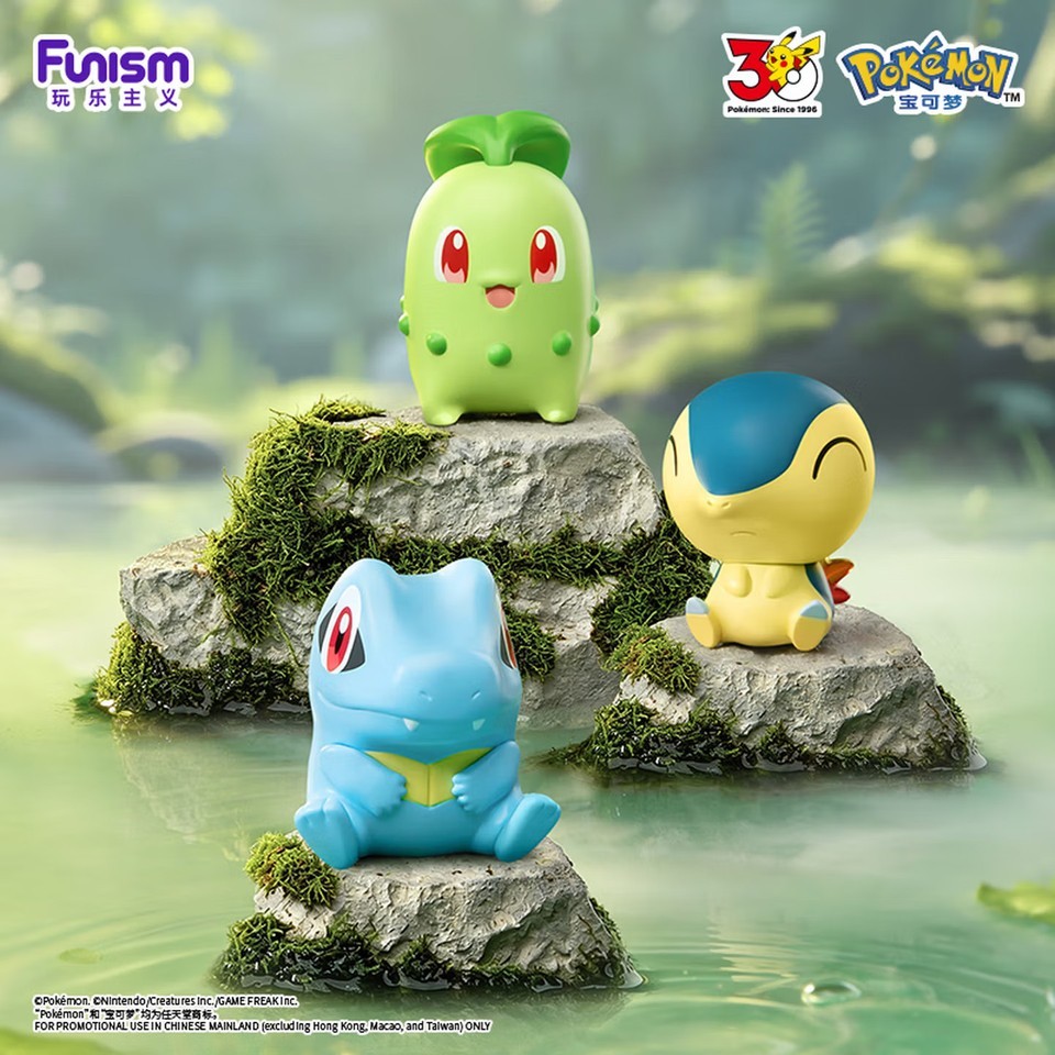 Funism Pokémon Palmsize Wonders 30th Anniv First Partner Series Blind Box New