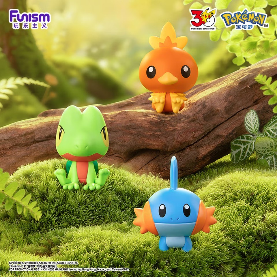 Funism Pokémon Palmsize Wonders 30th Anniv First Partner Series Blind Box New