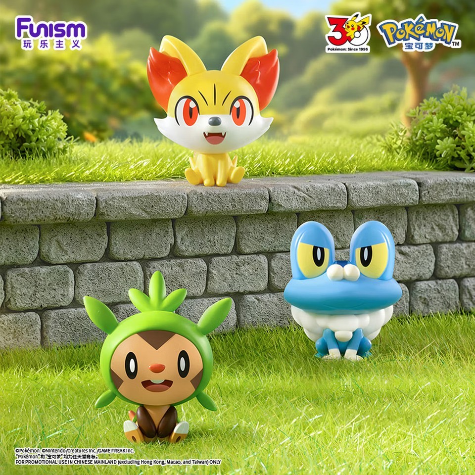 Funism Pokémon Palmsize Wonders 30th Anniv First Partner Series Blind Box New