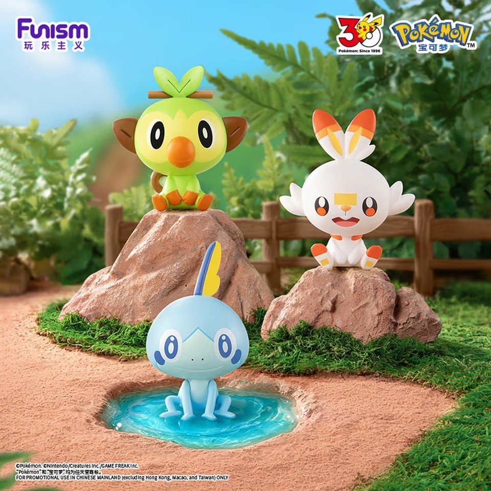 Funism Pokémon Palmsize Wonders 30th Anniv First Partner Series Blind Box New