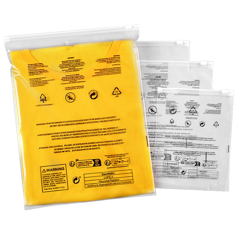 custom clothing polybag packaging