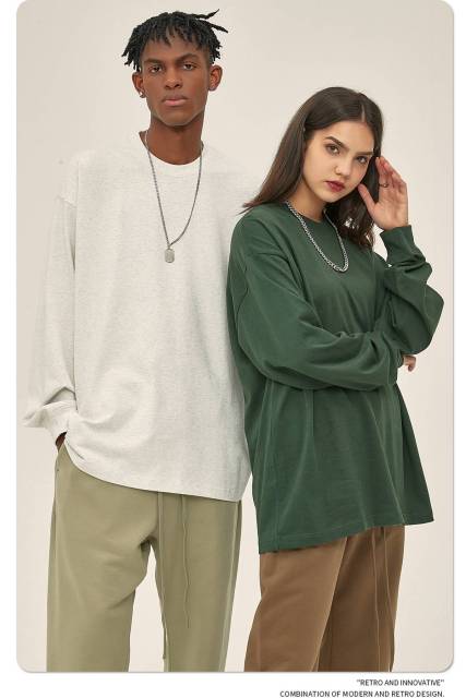 FLEXI APPAREL 305G Heavyweight Long Sleeve T-Shirt | Premium Oversized Blank