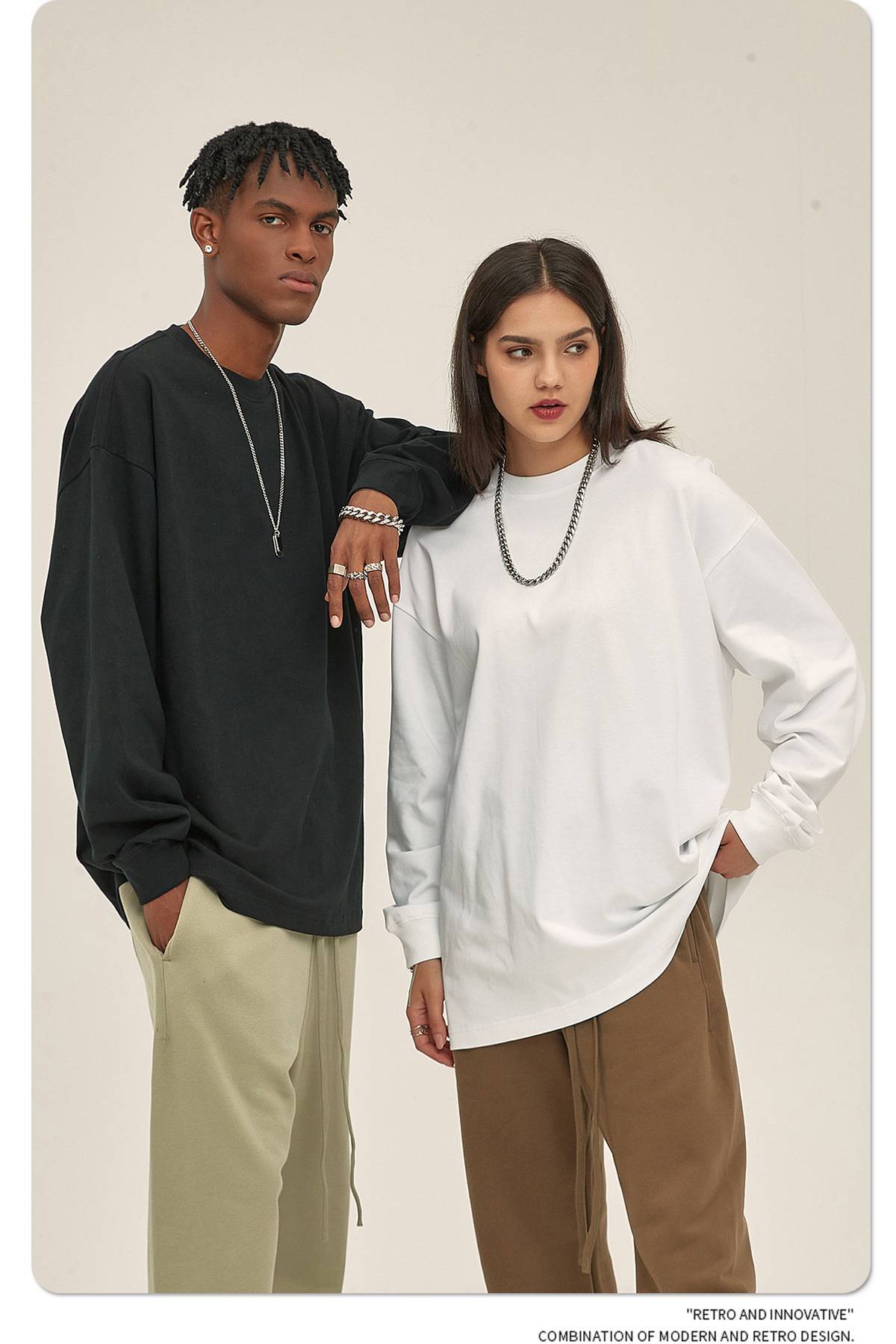 FLEXI APPAREL 305G Heavyweight Long Sleeve T-Shirt | Premium Oversized Blank
