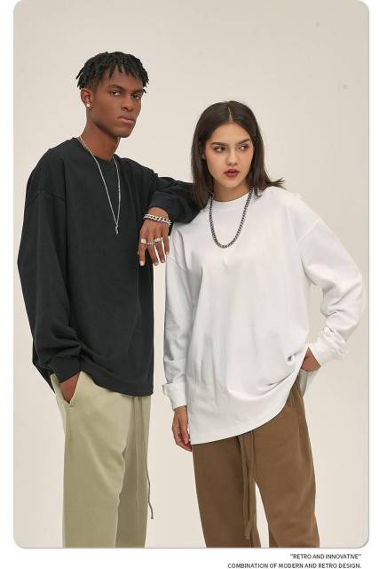 FLEXI APPAREL 305G Heavyweight Long Sleeve T-Shirt | Premium Oversized Blank
