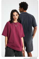 250G Vintage Acid Wash T-Shirt | Premium Boxy Fit Blank Tee