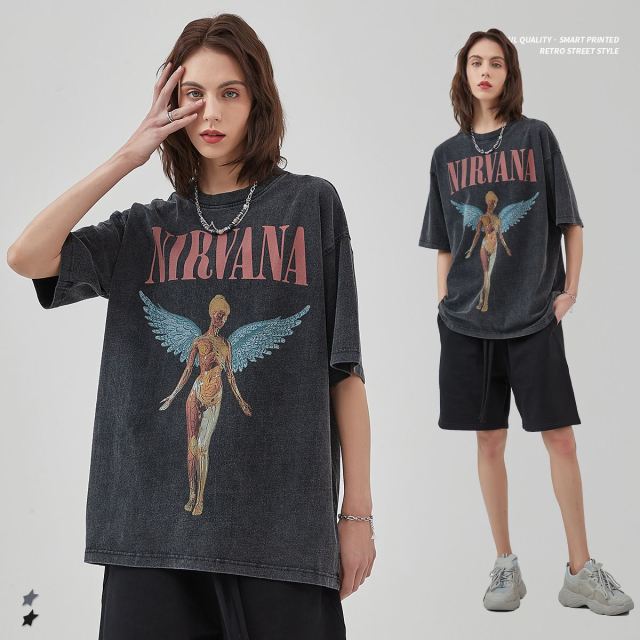 Vintage Washed Rock Band T-Shirt | Acid Wash Graphic Tee