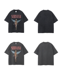 Vintage Washed Rock Band T-Shirt | Acid Wash Graphic Tee
