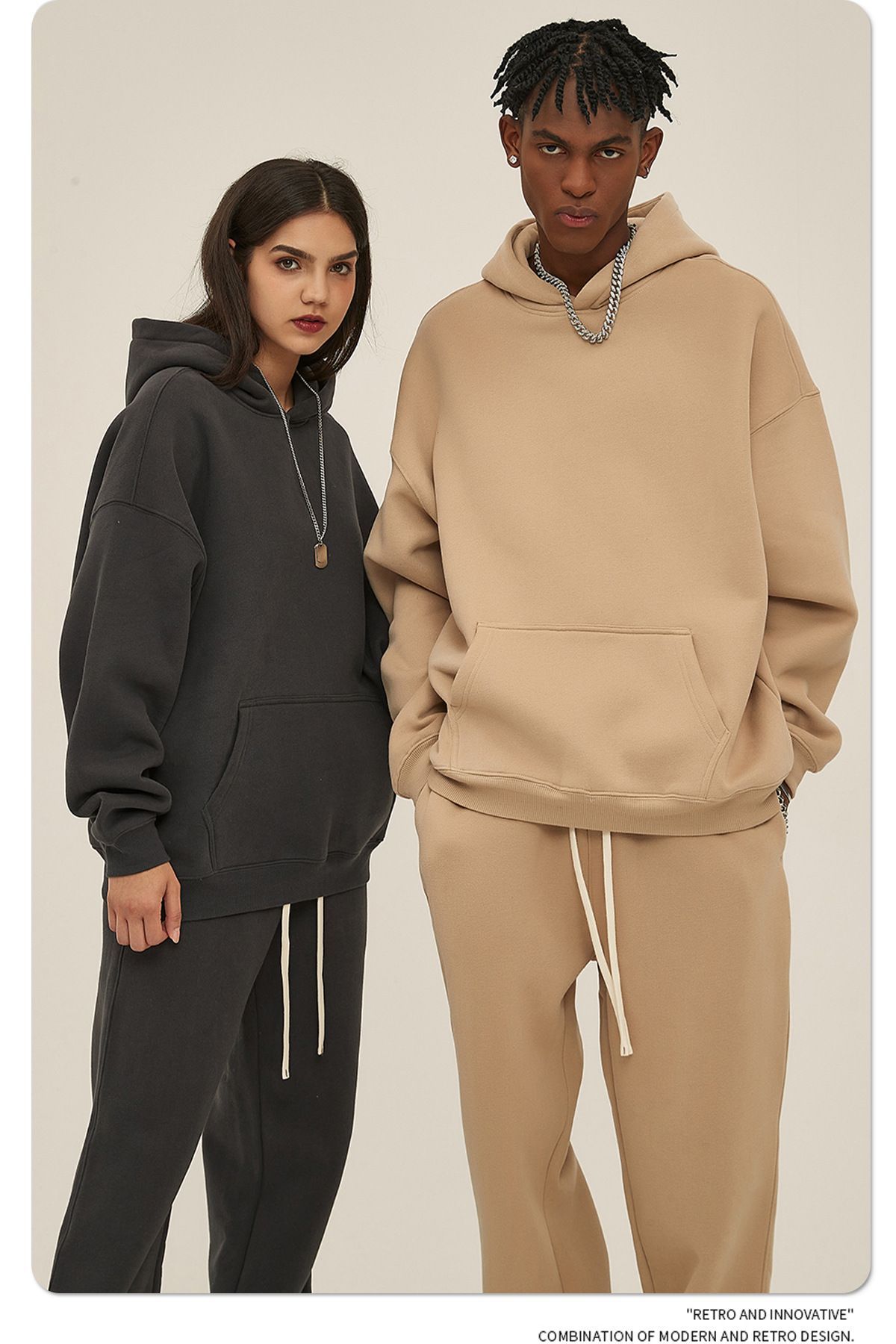 350gsm Heavyweight Oversized Fleece Hoodie