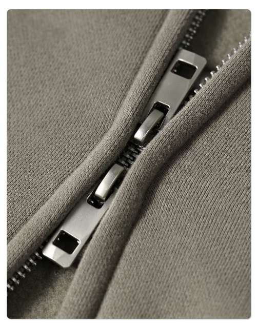 Heavyweight Fleece 350G Two-Way Zip Hoodie